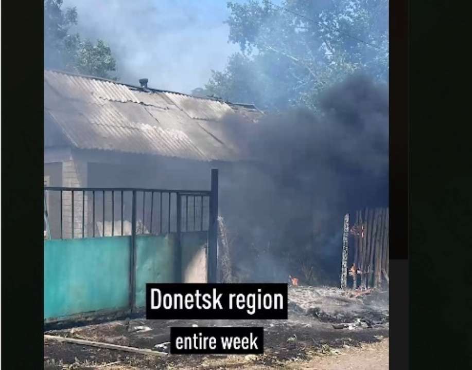 Обстріли українських міст за тиждень. Скриншот відео атаки росіян