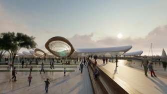 ODESA EXPO 2030: представлено вражаючий архітектурний проєкт Всесвітньої виставки/Зображення: ZHA Проєкт павільйонів Експо в Одесі