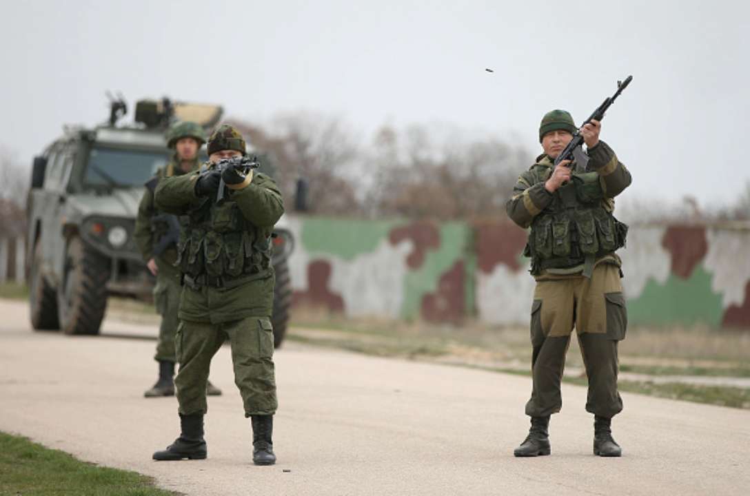 Фото: Sean Gallup/Getty Images На объездной дороге города Харьков сожжено 4 танка российских оккупантов