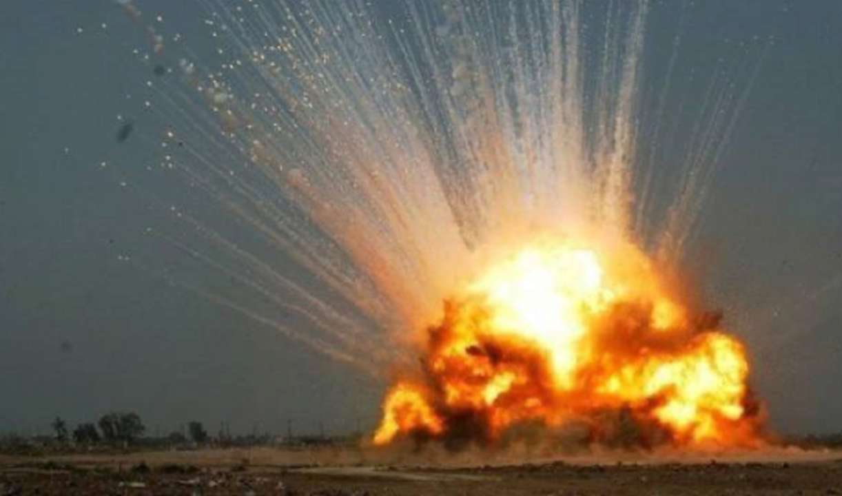 В Олешках взорвали склад с российскими боеприпасами/Фото: t.me/evhen_rischuk В Олешках взорвали склад с российскими боеприпасами