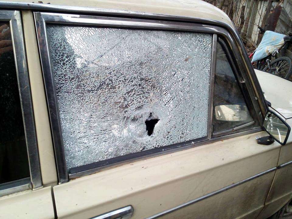 В Донецкой области оккупанты расстреляли авто