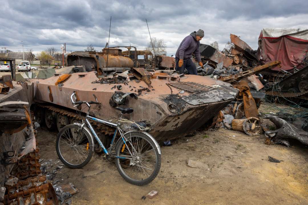 ВСУ уничтожили около 39 тысяч российских солдат с начала вторжения рф/Фото: John Moore/Getty Images Разрушенная российская техника в Украине