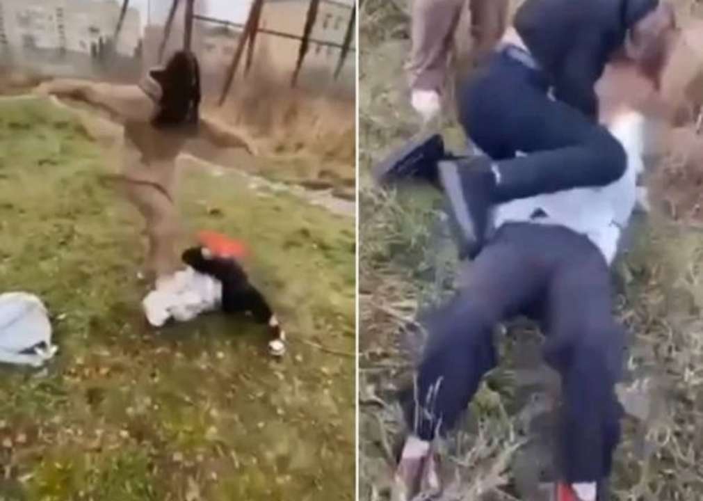 На Київщині розпочато розслідування у зв’язку з оприлюдненням відео бійки за участі дівчат/Фото: соцмережі На Київщині дівчата-підлітки жорстоко побили однокласницю: розпочато розслідування