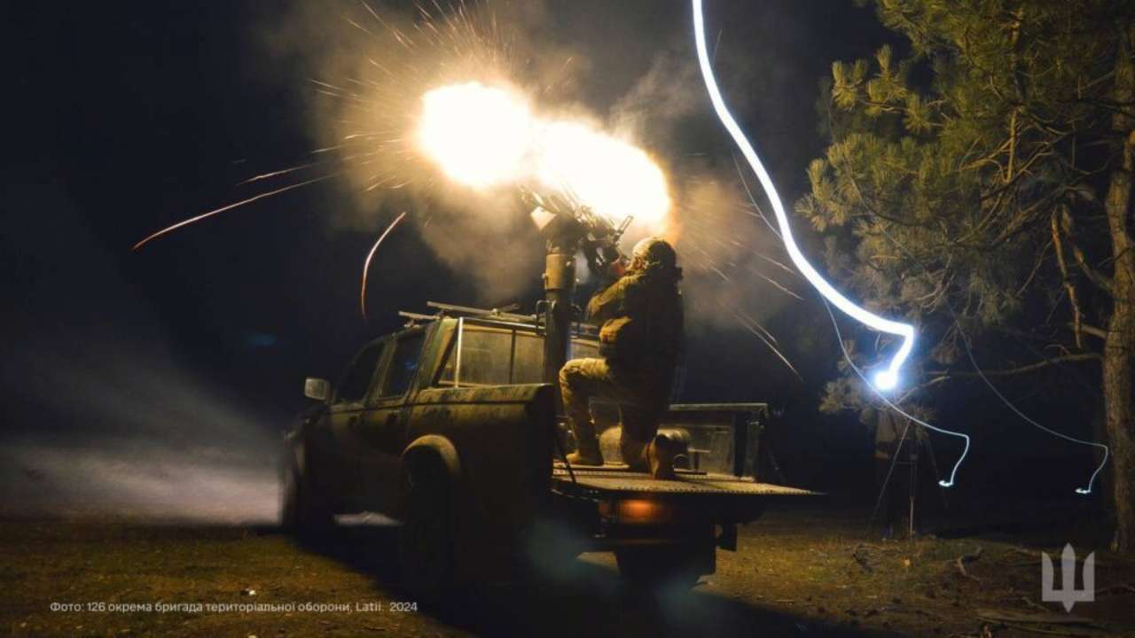 Сили ППО знищили 32 ворожі БпЛА/Фото: armyinform В ніч на 6 грудня захисники України знищили 32 з 53 ворожих дронів