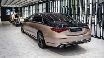 Фото: Mercedes Дерево, хром і сусальне золото: Mercedes представила свій найрозкішніший автомобіль