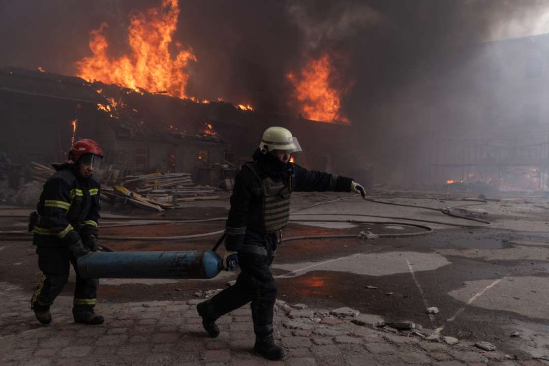 Оккупанты выпустили по Николаеву семь ракет/Фото: Getty Images Оккупанты выпустили по Николаеву семь ракет/Фото: Getty Images