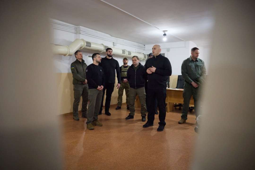 Зеленский посетил Днепропетровскую область/Фото: Офис президента Зеленский прибыл в Днепропетровскую область вслед за Запорожской. Видео
