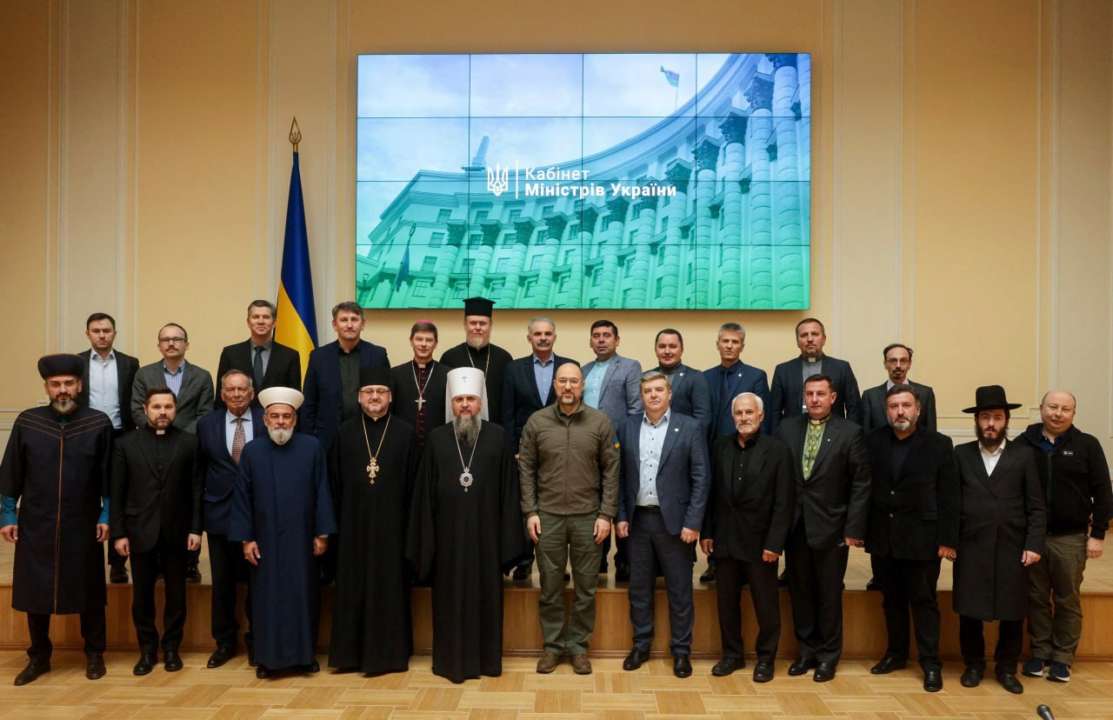 Состоялась встреча представителей Всеукраинского Совета Церквей и премьер-министра Украины / Фото: Денис Шмыгаль Состоялась встреча представителей Всеукраинского Совета Церквей и премьер-министра Украины