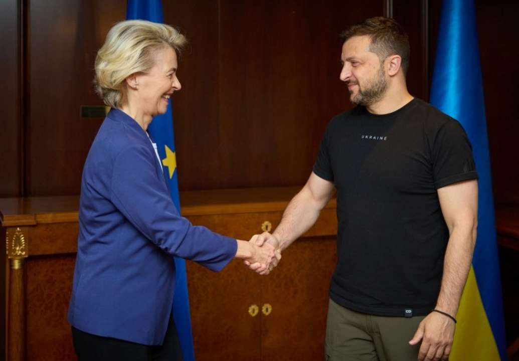 Владимир Зеленский встретился с Урсулой