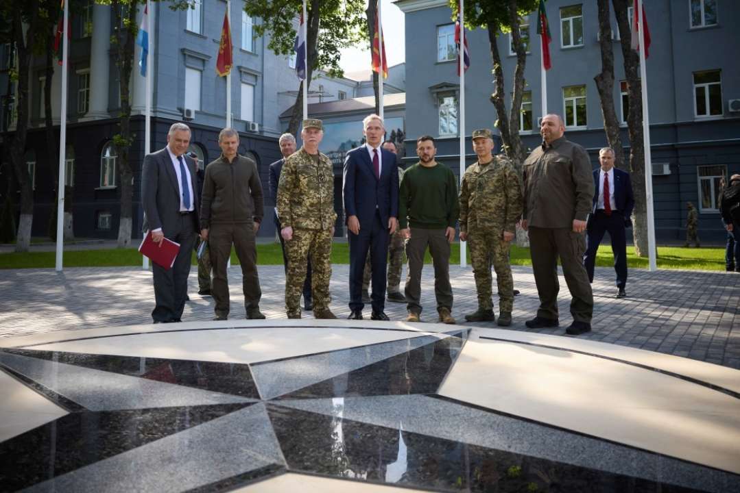 Зеленський і Столтенберг відвідали Національний університет оборони