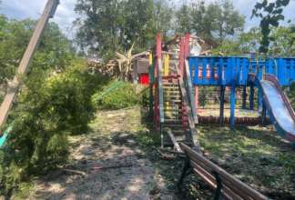 Росіяни атакували місце відпочинку у Харківській області. Фото:Гололобов Олександр. малоданилівська громада обстріл