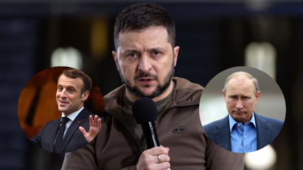 Макрон пропонував Зеленському здати Україну, щоб путін "зберіг обличчя"/Фото: Getty Images Зеленський