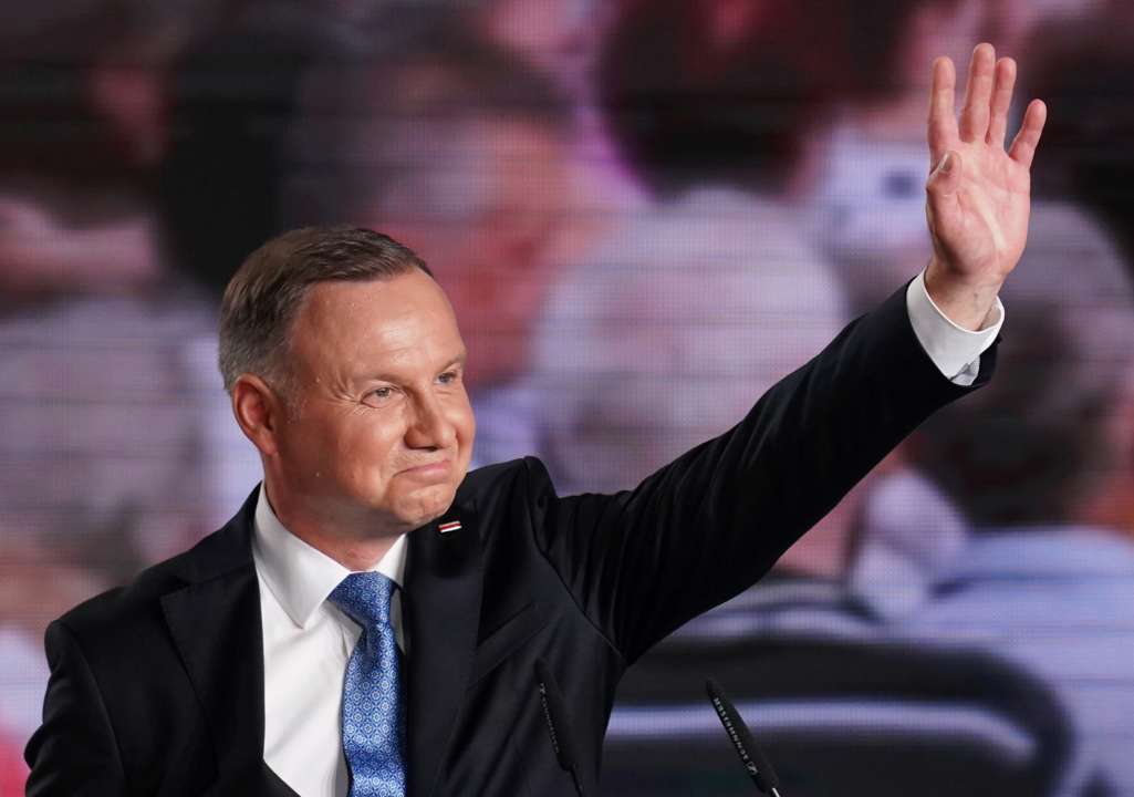 Анджей Дуда виступив у Верховній Раді. Фото: GettyImages/Автор- Sean Gallup Президент польщі в Україні