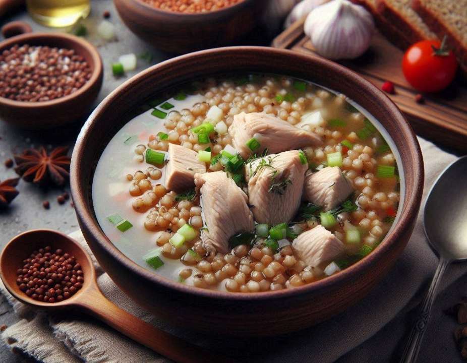 Легкий гречневый суп — вкус детства. Видеорецепт