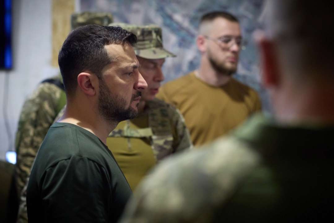 Зеленский посетил Покровское направление