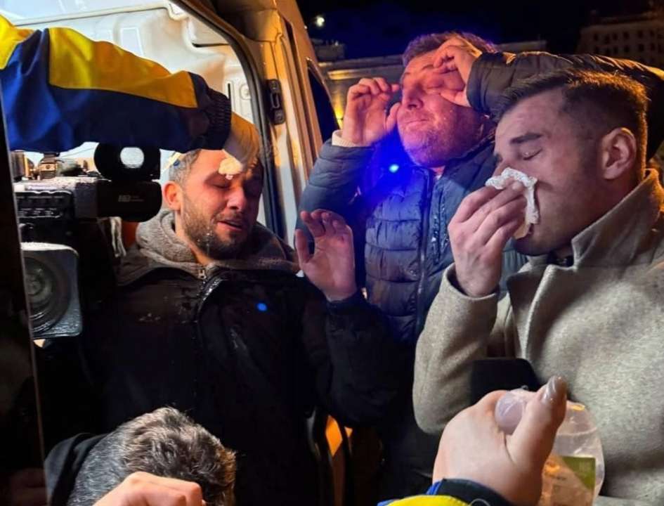 Во время протеста в Тбилиси задержали десятки митингующих / Фото: https://t.me/Tsaplienko Во время протеста в Тбилиси задержали десятки митингующих / Фото: https://t.me/Tsaplienko