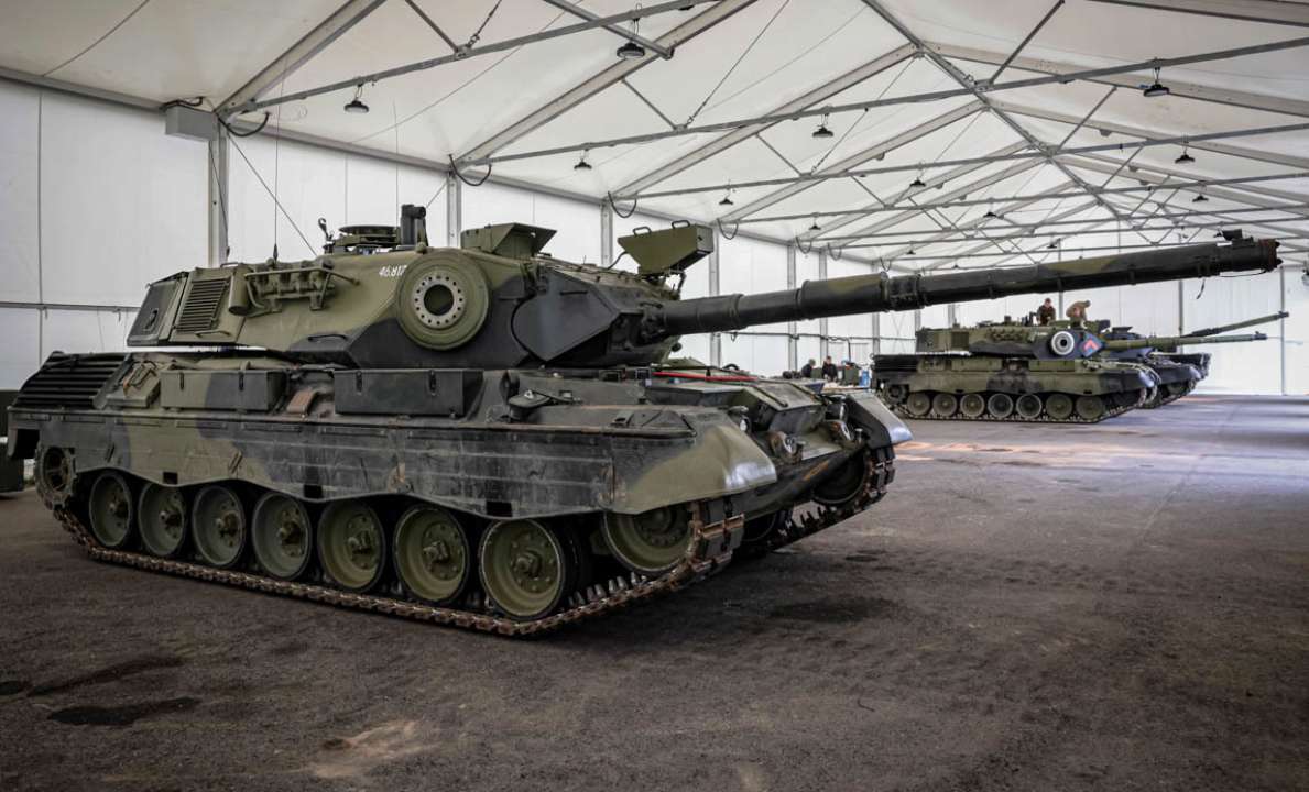 Украина получила от Дании первые 10 танков Leopard / Фото: Вооруженные силы Дании Украина получила первые 10 Leopard от Дании