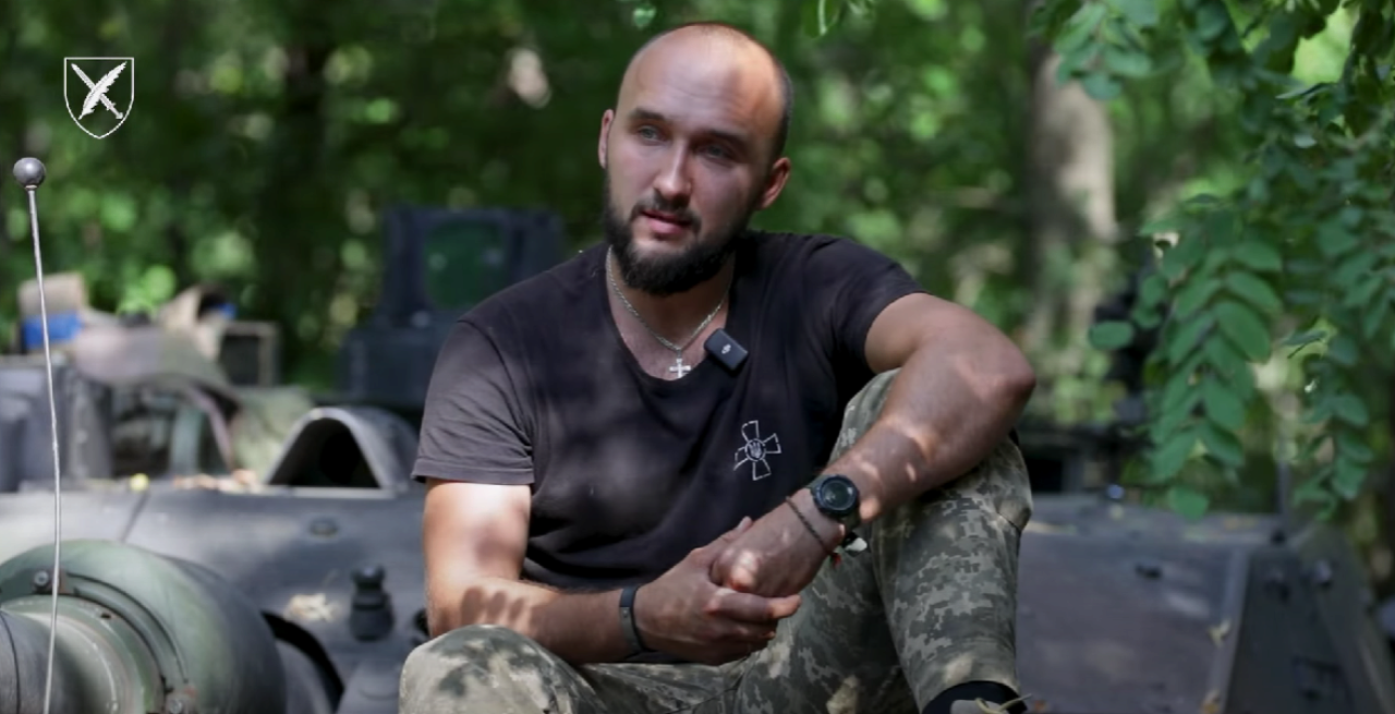 Наводчик танка Владислав рассказал о работе на Leopard. Фото: скриншот видео танк Леопард