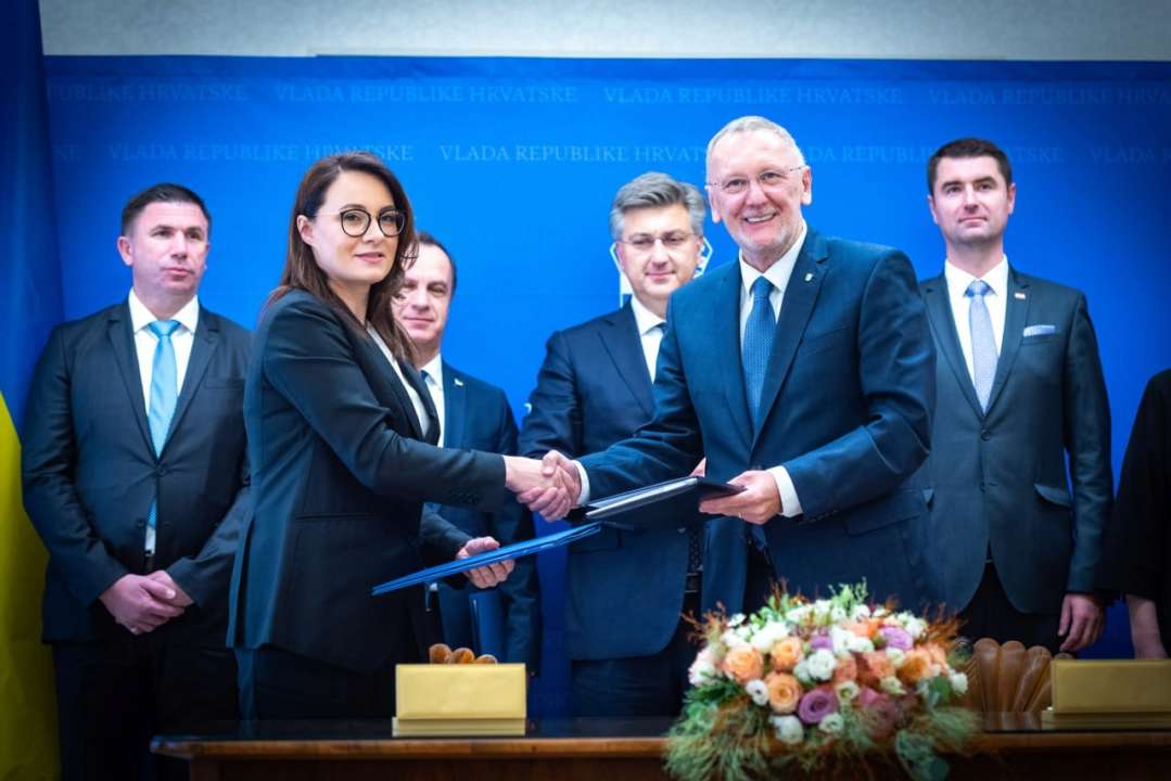 Украина и Хорватия подписали совместный меморандум / Фото: t.me/mineconomdevUA