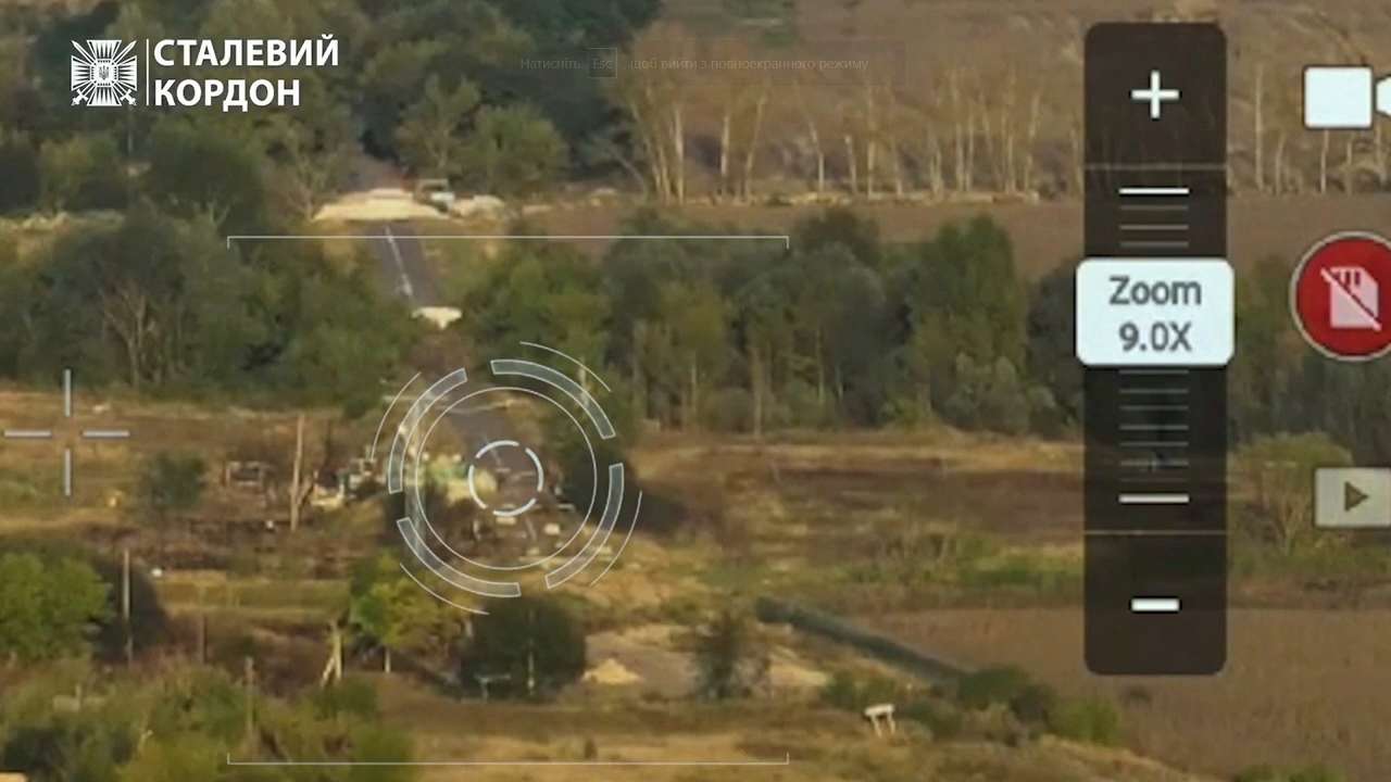 Пограничники держат врага в тонусе на Купянском направлении/Фото: скрин видео Пограничники нанесли мощный удар по оккупантам на Купянском направлении