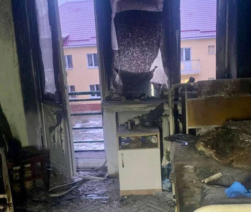 Во Львове произошел пожар в гериатрическом пансионате, погиб мужчина