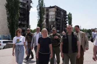 Фото: Алексей Кулеба Визит премьер-министра Швеции в Киевской области