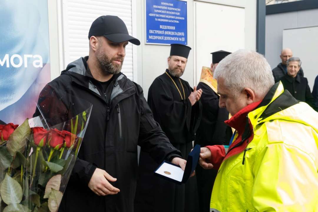 У Харкові запустили в роботу модульний центр надання допомоги / Фото: t.me/synegubov У Харкові запустили в роботу модульний центр надання допомоги / Фото: t.me/synegubov