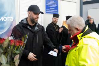 У Харкові запустили в роботу модульний центр надання допомоги / Фото: t.me/synegubov У Харкові запустили в роботу модульний центр надання допомоги / Фото: t.me/synegubov