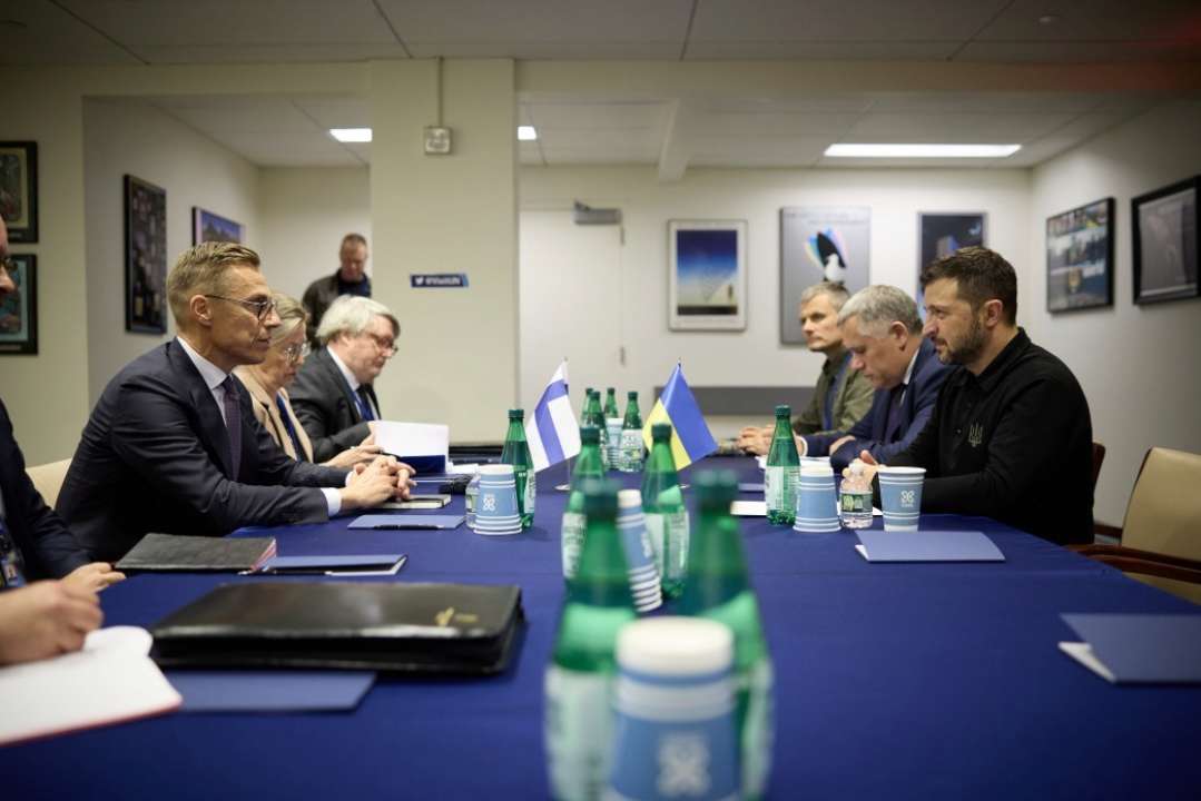 Фото: Президент України Володимир Зеленський Президенти України і Фінляндії обговорили спільне виробництво дронів та обмін досвідом