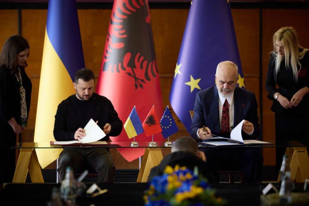 Украина и Албания подписали Договор о дружбе и сотрудничестве