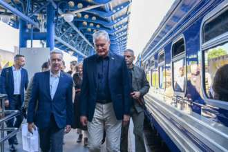У Київ прибув президент Литви / Фото: Gitanas Nausėda Гітанас Науседа