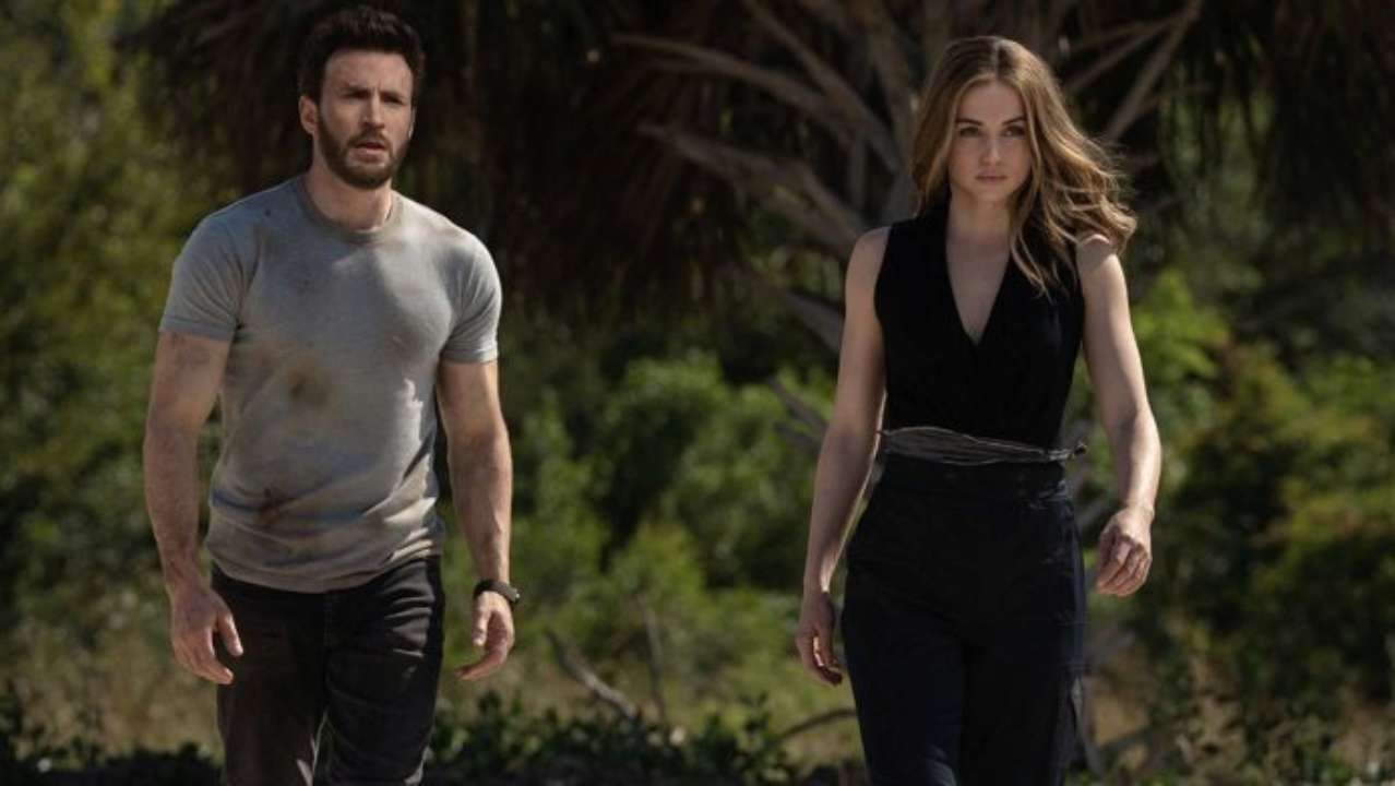 Ана де Армас и Крис Эванс в фильме "Ghosted"