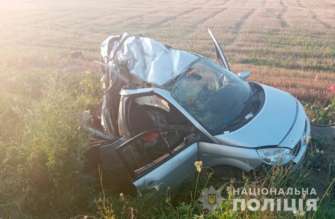 Фото: Национальная полиция Жуткое ДТП под Одессой: легковой автомобиль разорвало пополам
