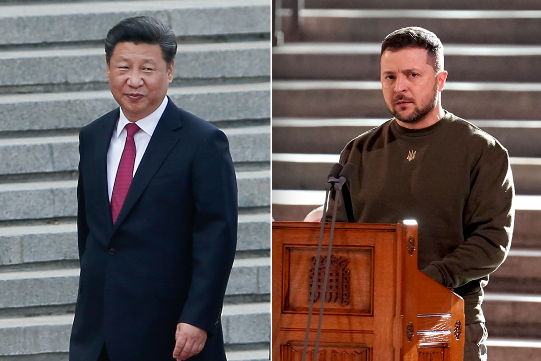 Президент України провів переговори з лідером КНР / Фото: Stefan Rousseau - Pool/Getty Images, Lintao Zhang/Getty Images Президент України провів переговори з лідером КНР / Фото: Stefan Rousseau - Pool/Getty Images, Lintao Zhang/Getty Images