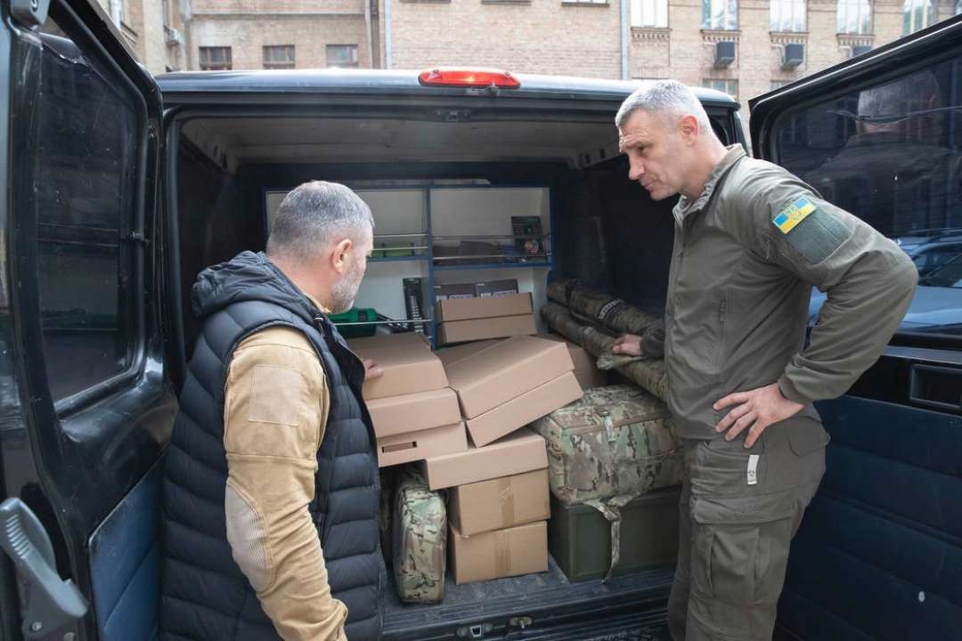 Фото: ТГ-канал КМДА – офіційний канал Виталий Кличко сообщил об отправке бойцам очередной партии помощи
