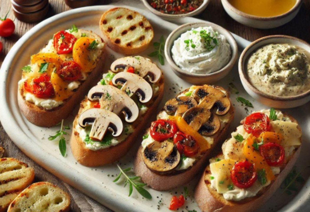 Три варианта вкусных брускетт