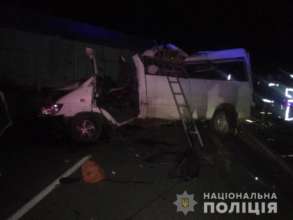 Фото: Нацполіція У Миколаївській області зіткнулися вантажівки та мікроавтобус: серед загиблих дитина