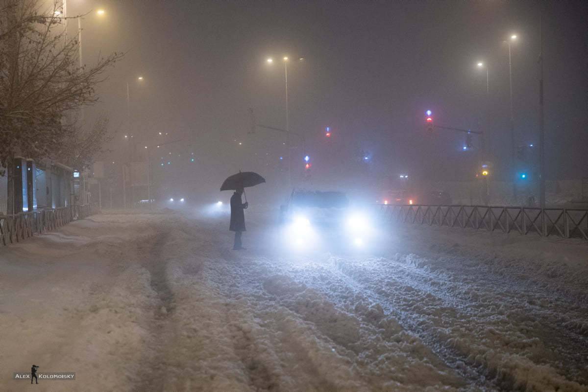 В Иерусалиме неожиданно выпал снег/Фото: Twitter Иерусалим