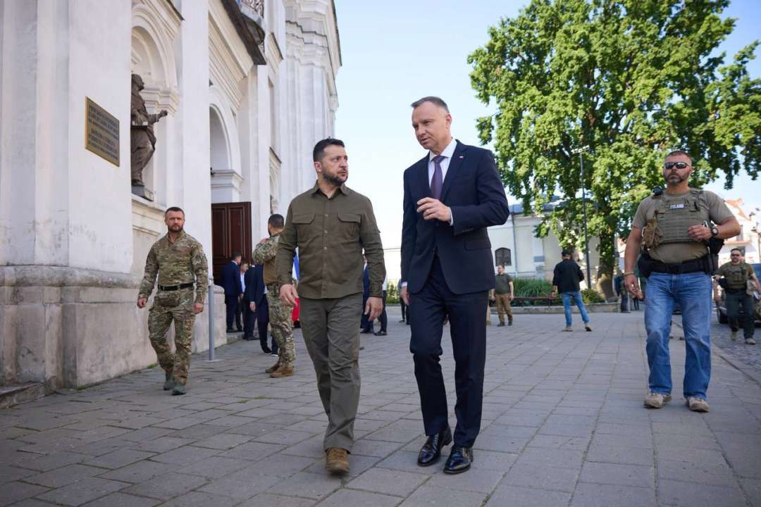 Зеленський та Дуда зустрілися у Луцьку/Фото: Володимир Зеленський Зеленський та Дуда вшанували у Луцьку жертв Волинської трагедії