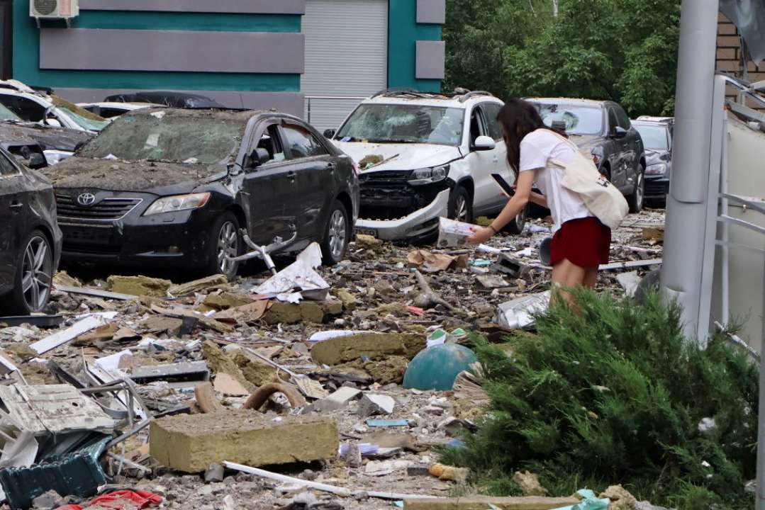 Массированная атака на Киев 30 августа/Фото: Getty Images Массированная атака на Киев 30 августа/Фото: Getty Images