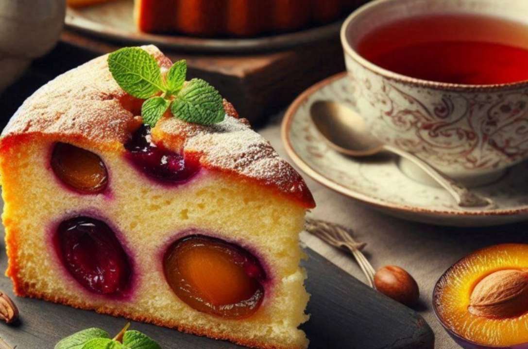 Ніжний сливовий пиріг/Фото: Bing Ніжний сливовий пиріг: смачний і легкий десерт до чаю