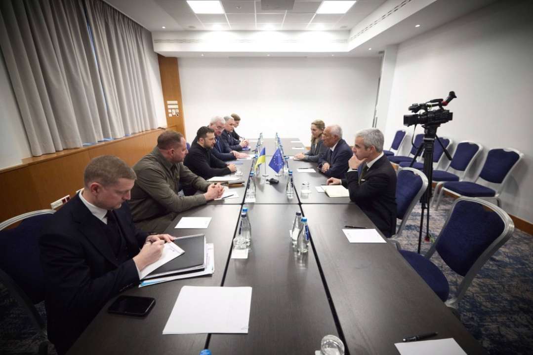 Владимир Зеленский обсудил с Президентом Евросовета усиление санкционного давления на рф и укрепление позиций Украины для установления мира / Фото: ОПУ