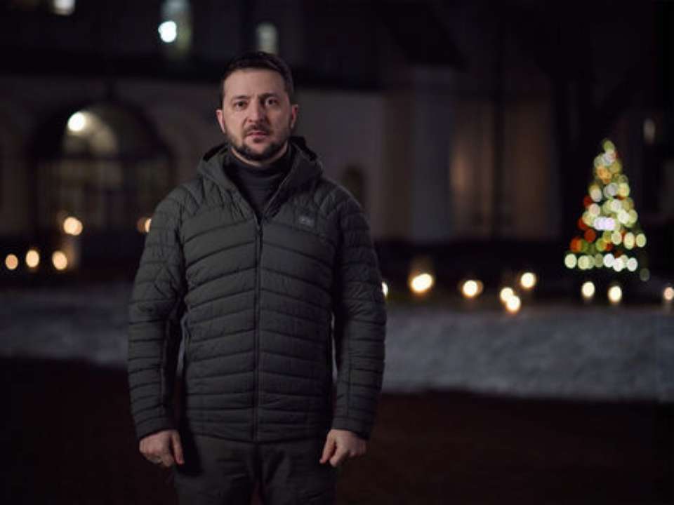 Зеленский Рождество