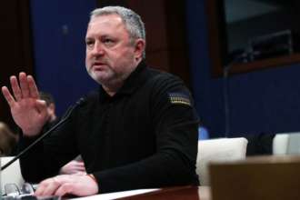 Во время Саммита мира Костин рассказал о военных преступлениях рф/Фото: Getty Images Во время Саммита мира Костин рассказал о военных преступлениях рф/Фото: Getty Images
