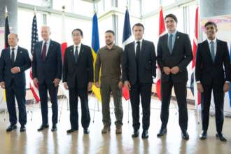 Міністри закордонних справ G7 виступили із заявою про підтримку України/Фото: Getty Images Міністри закордонних справ G7 виступили із заявою про підтримку України/Фото: Getty Images