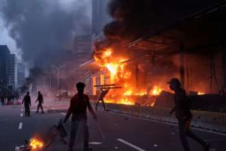 В Мексике задержание наркобарона вызвало беспорядки/Фото: Getty Images В Мексике задержание наркобарона вызвало беспорядки/Фото: Getty Images