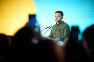 "росія принесла війну іншим, тепер це повертається додому"/Фото: ОП Зеленський у вечірньому зведенні: Курськ – це катастрофа війни путіна