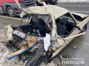 На трасі Київ-Чоп сталася ДТП/ Фото: Національна поліція України ДТП