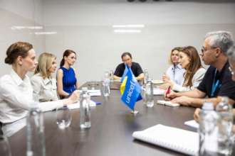 Зеленська розповіла про мультифункціональний центр "Спільно" від ЮНІСЕФ/Фото Олена Зеленська Зеленська розповіла про мультифункціональний центр "Спільно" від ЮНІСЕФ/Фото Олена Зеленська