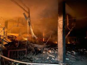 Удар по Дніпру 9 листопада/Фото: Дніпропетровська ОВА Удар по Дніпру 9 листопада/Фото: Дніпропетровська ОВА